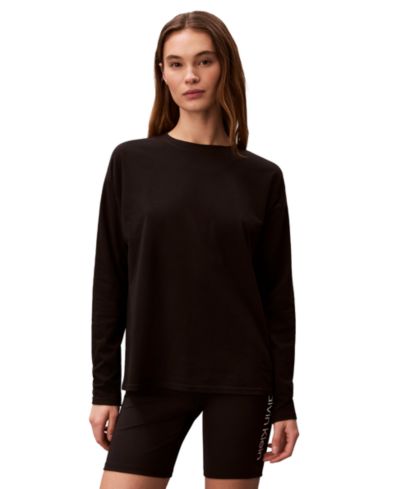 Женская футболка Calvin Klein Performance Classic-Fit с длинным рукавом