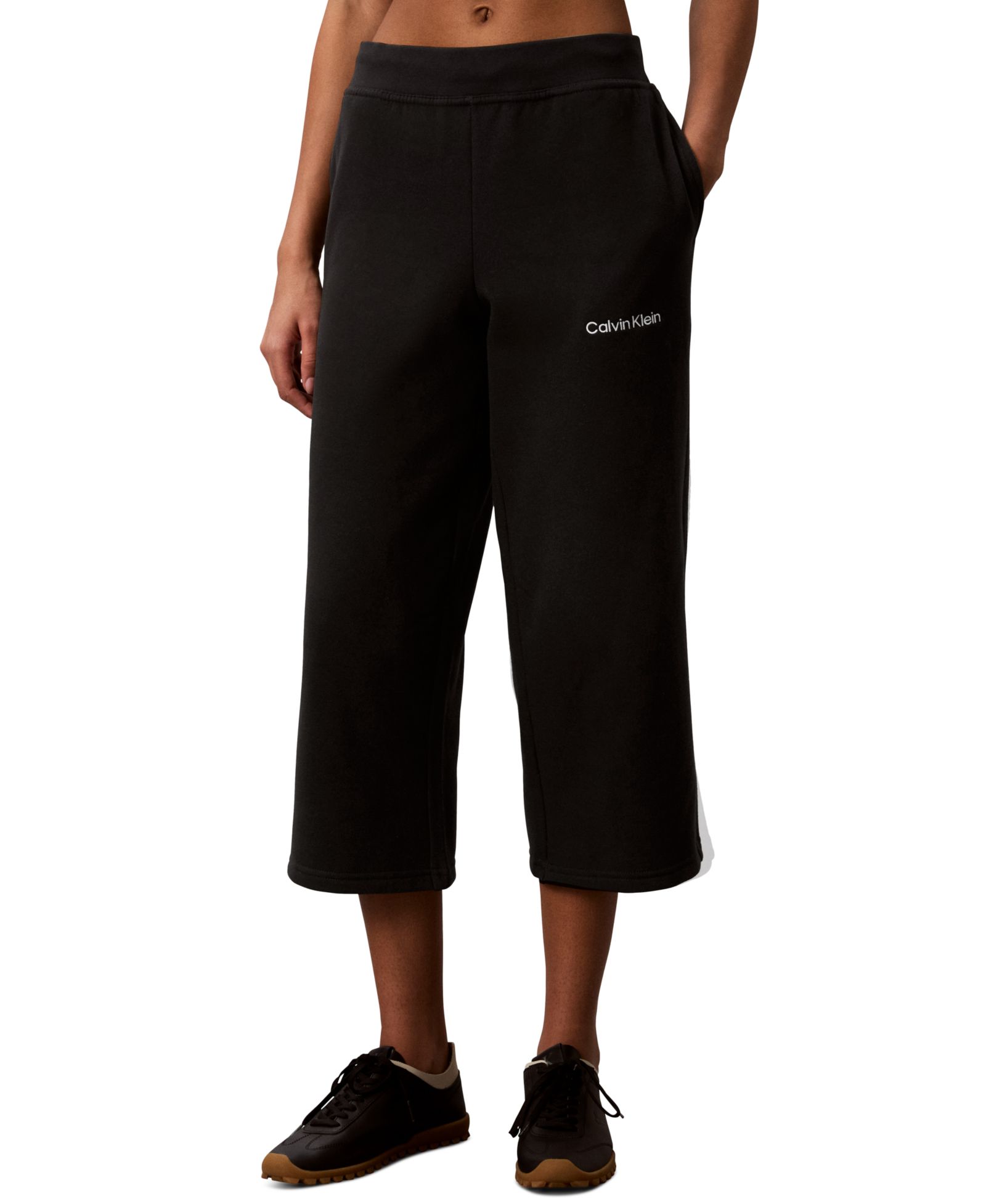 Calvin Klein Performance Женские укороченные широкие спортивные брюки