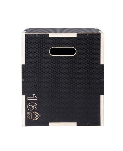 SUGFIT 3-in-1 Plyo Jump Box 20/18/16" Wooden Agility Training Box