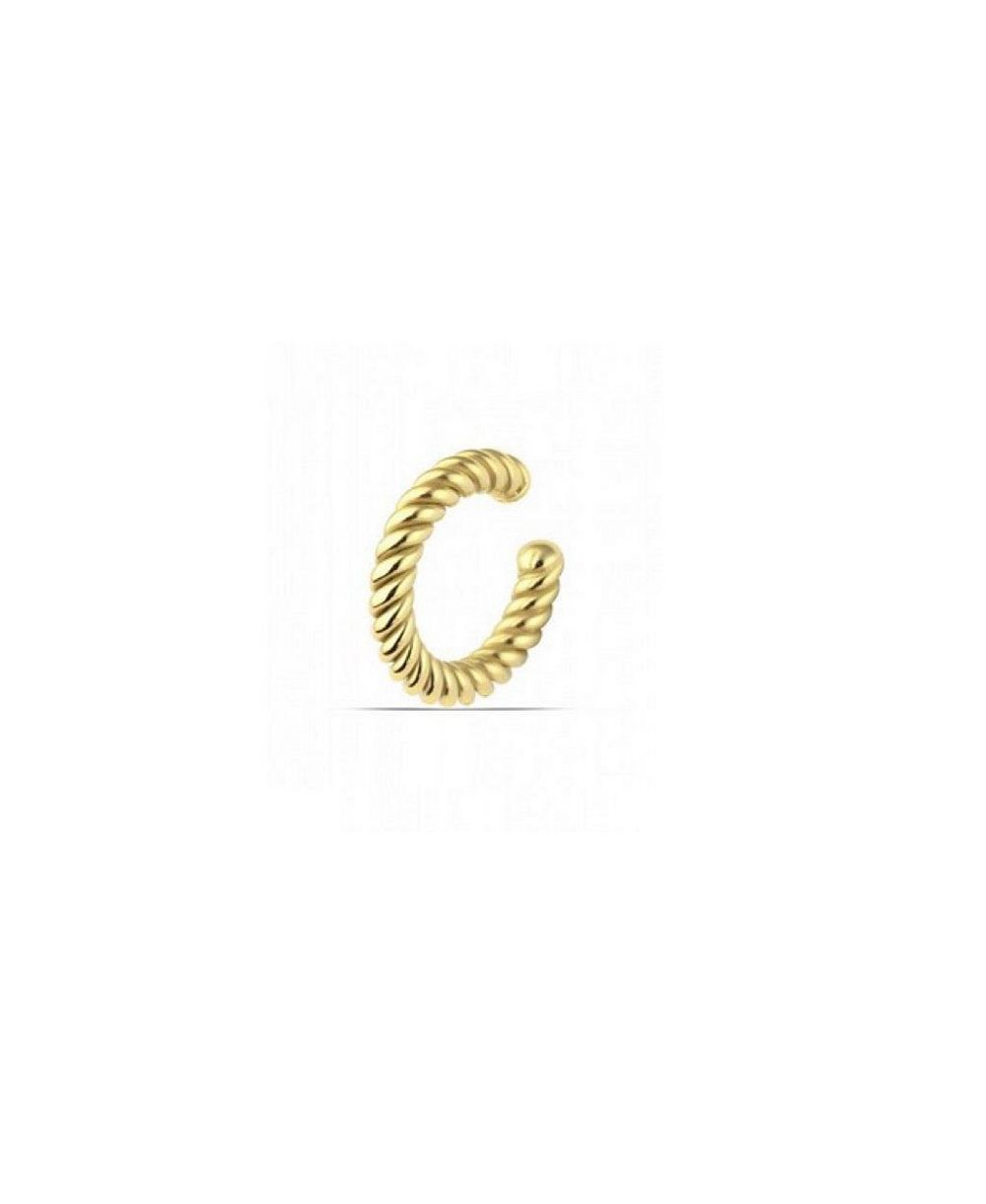 Spero London кафф для уха Twisted Sterling из стерлингового серебра, без прокола