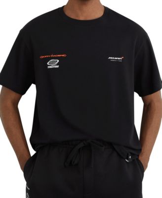 REISS Men's Nox Logo Printed Mclaren T-Shirt