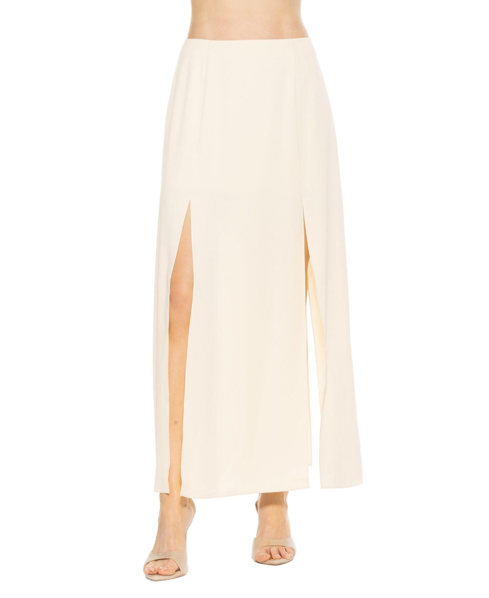 Alexia Admor Women's Sansa Maxi Skirt With Front Side Slit Detail