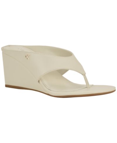 Сандалии на танкетке Calvin Klein Women's Marchela Thong Slip-On