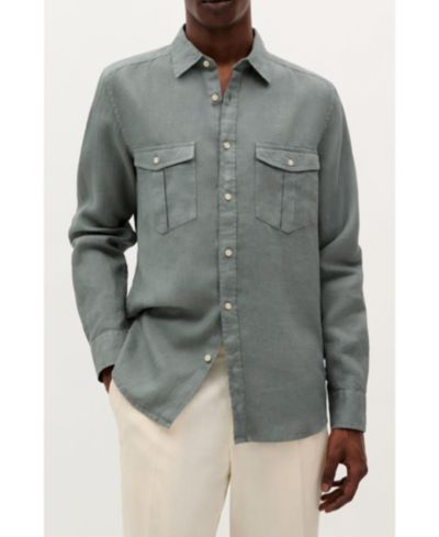 Мужская рубашка Scalpers Country Linen Pockets