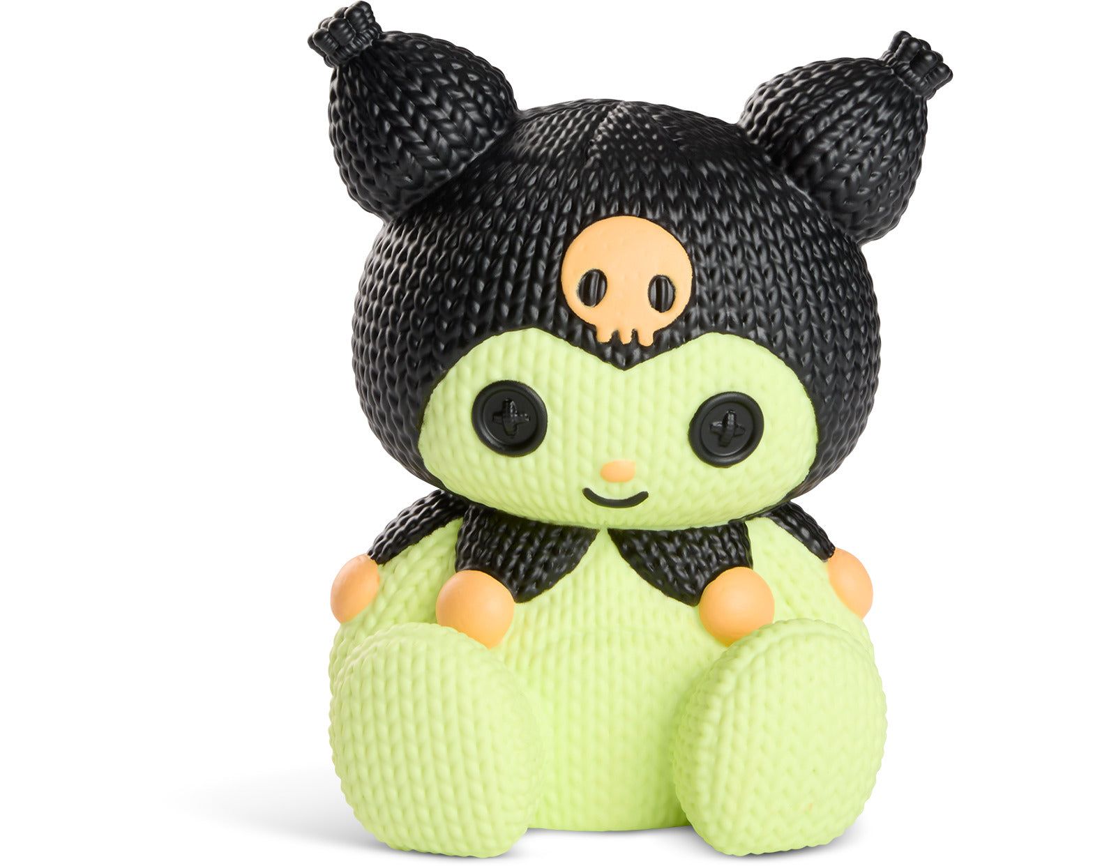Виниловая коллекционная фигурка Hello Kitty and Friends Kuromi Knit Series #346 (Хэллоуин) 4.5" от Handmade by Robots, 14 лет и старше