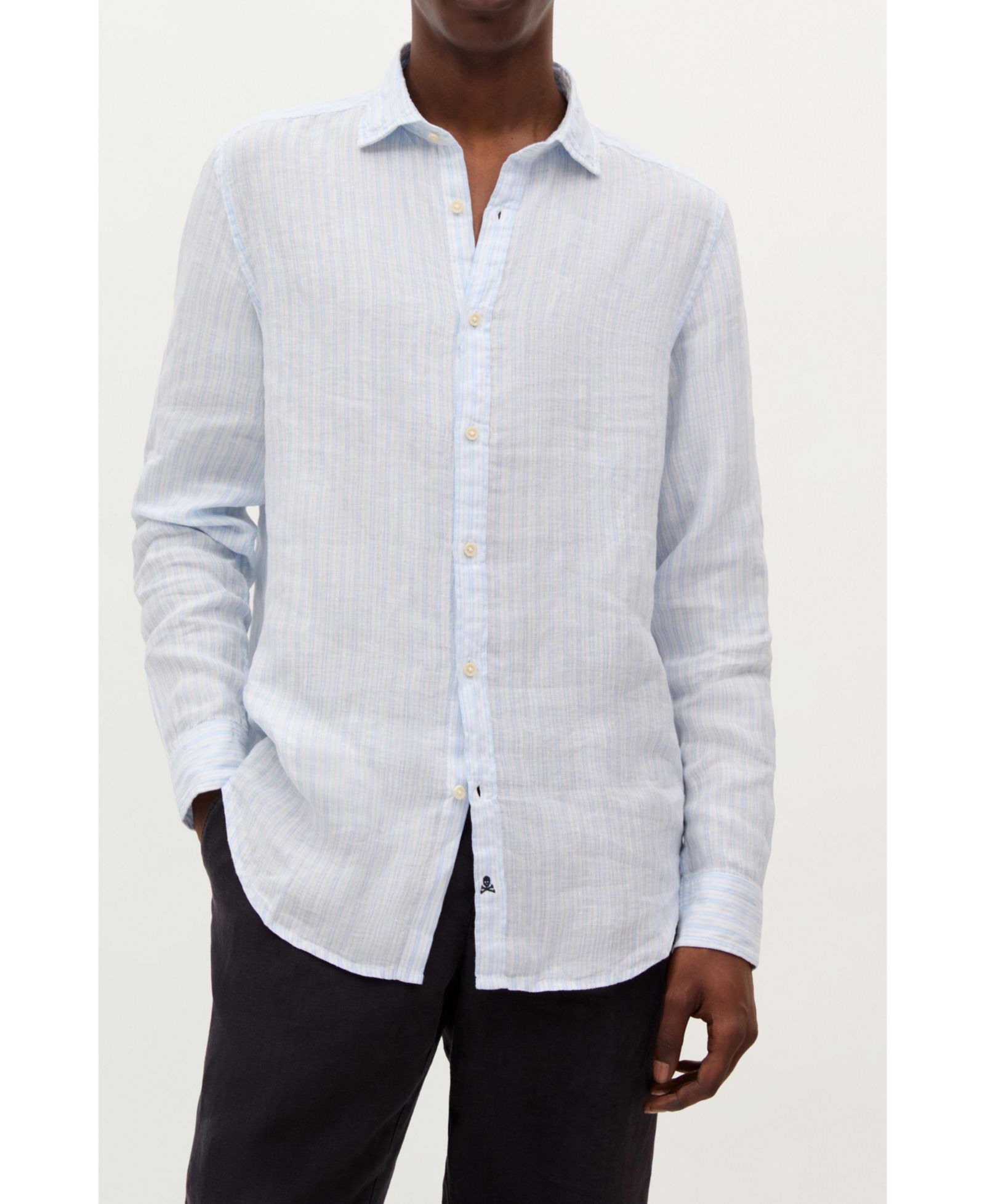 Scalpers Men's New Fancy Linen Shirt.