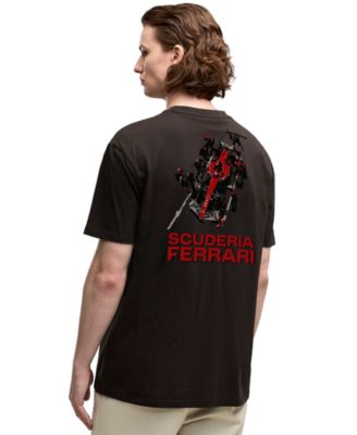 Мужская футболка Puma с круглым вырезом и графическим принтом «Scuderia Ferrari»