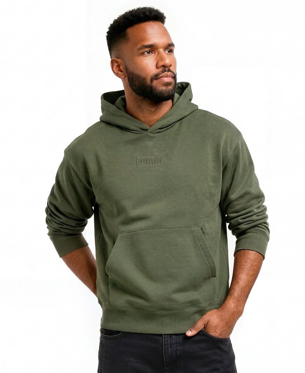 Puma Men's Fleece Embossed Hoodie