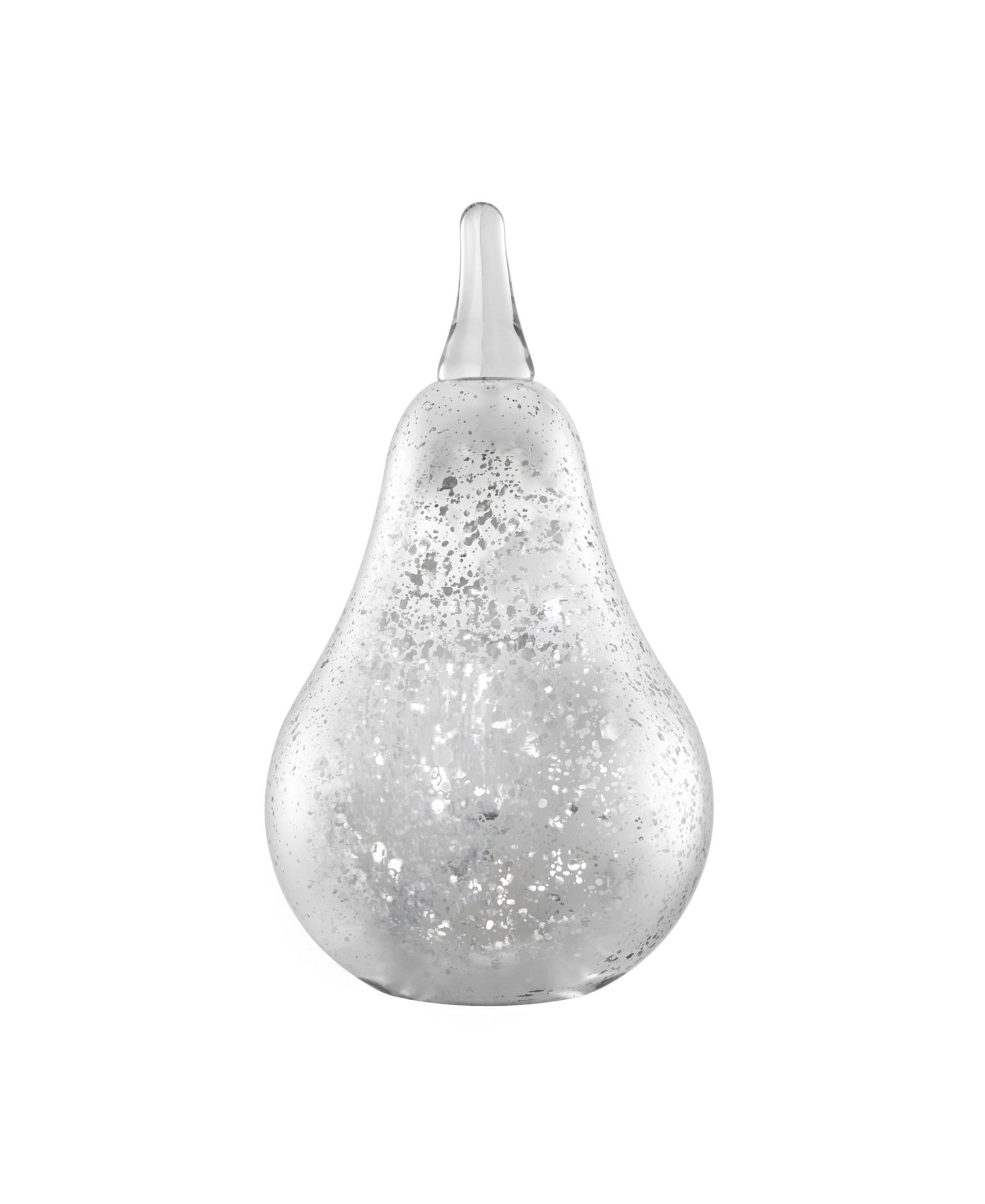 Danya B Alloya Pear Glass Sculpture
