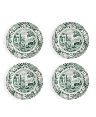 Spode Heritage Green Italian Dinner Plates, Set of 4