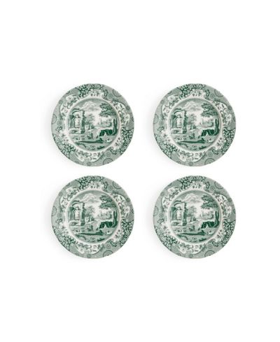 Spode Heritage Green Italian Bread and Butter Plates, Set of 4