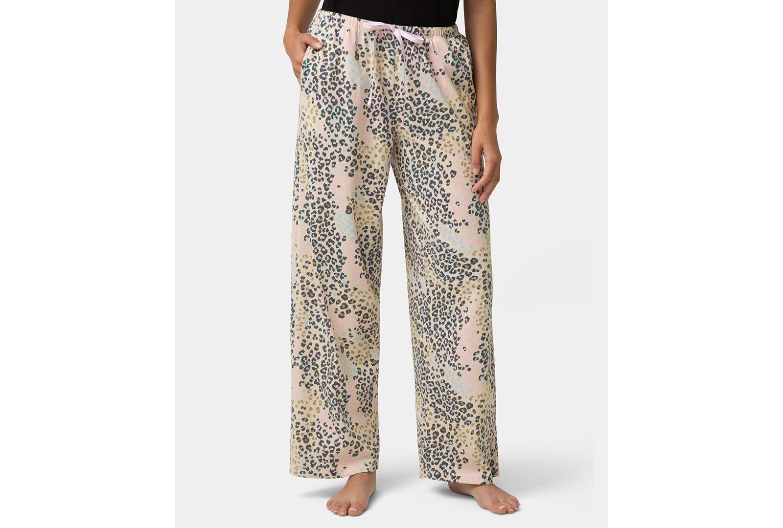 Hue Women's Cotton Printed Mid-Rise Pants