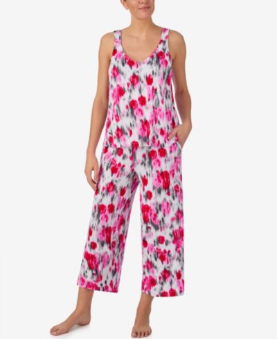 DKNY Women's Sleepwear Sleeveless Tank Top and Crop Pants, 2-Piece Set