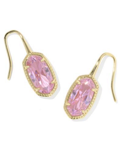 Серьги-подвески Kendra Scott Cubic Zirconia Lee Luxe Oval Drop