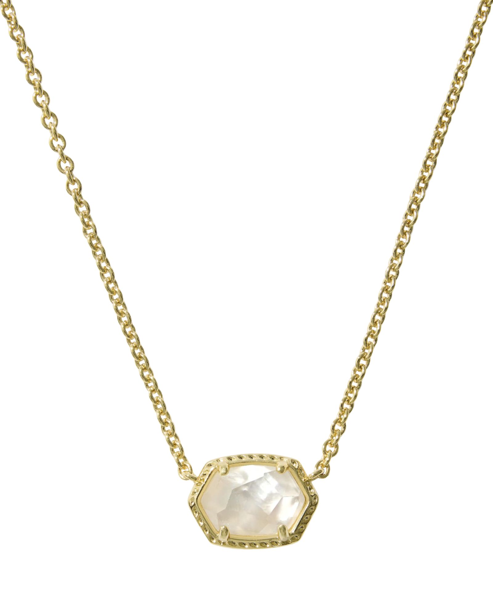 Короткое подвесное ожерелье Kendra Scott Daphne Amazonite 14k Gold-Tone Over Brass