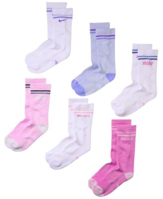 Nike Boys' and Girls' Everyday Arch Band Crew Socks, 6-Pair Set