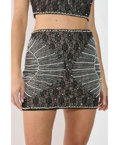 Женская мини-юбка Nasty Gal Embellished Sequin