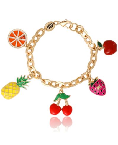 Juicy Couture Tropical Fruit Charm Bracelet