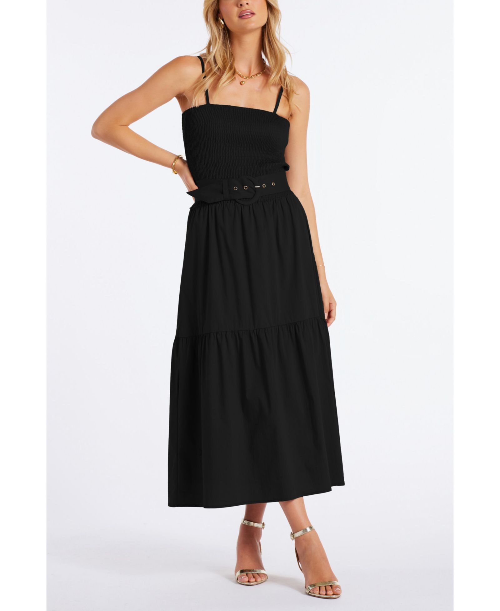 Bishop + Young Женское платье Stella Smock Tiered