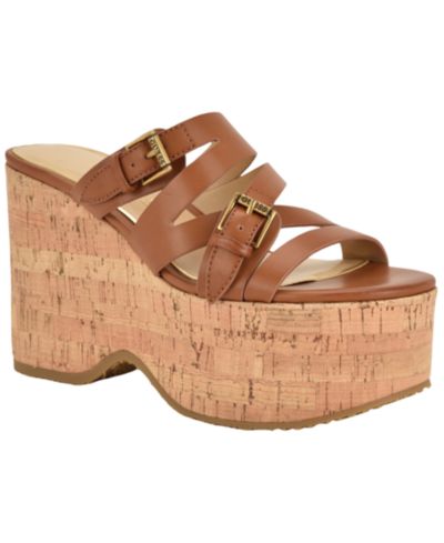 Женские босоножки GUESS Nailah Strappy High Platform Wedge