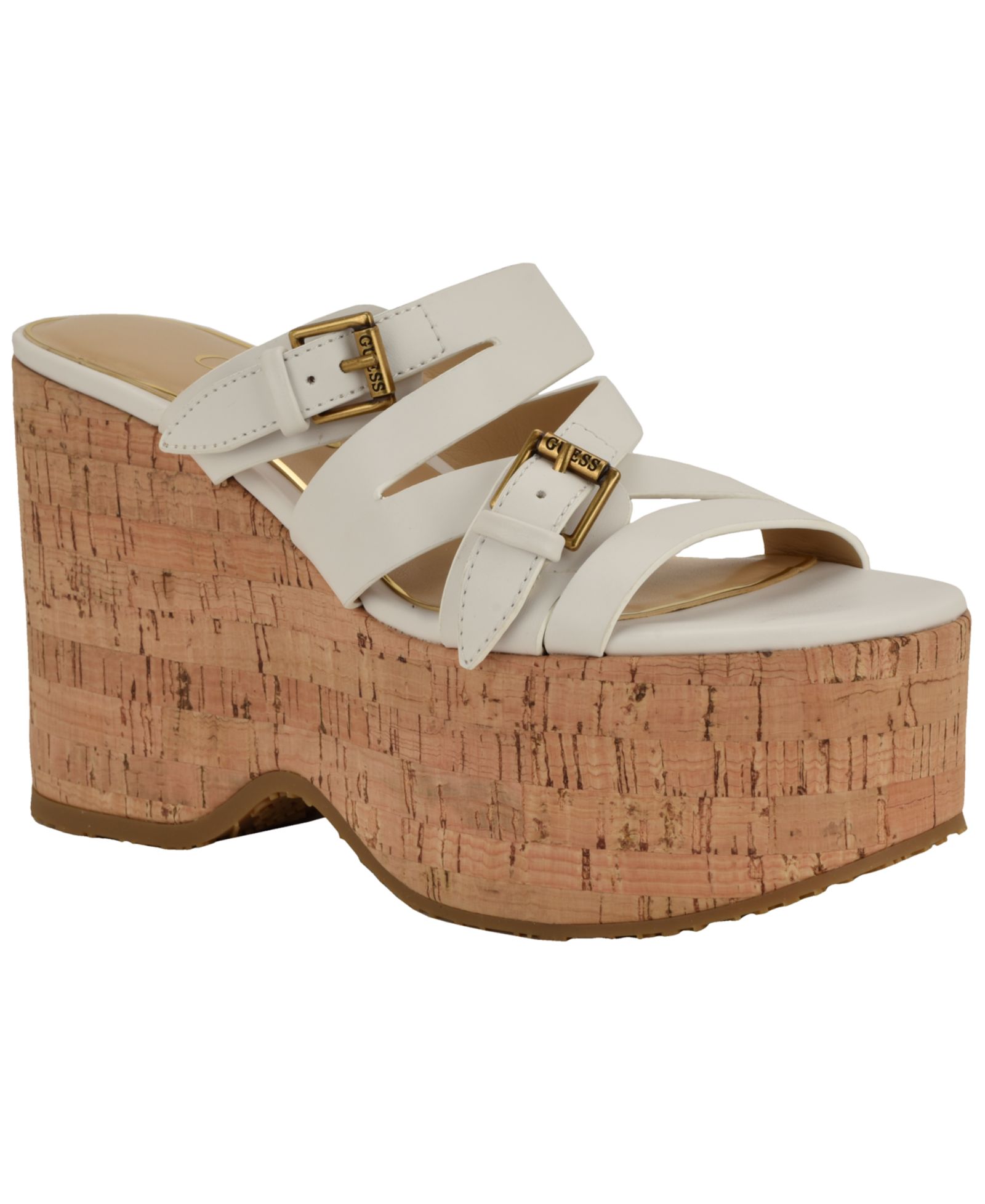Женские босоножки GUESS Nailah Strappy High Platform Wedge