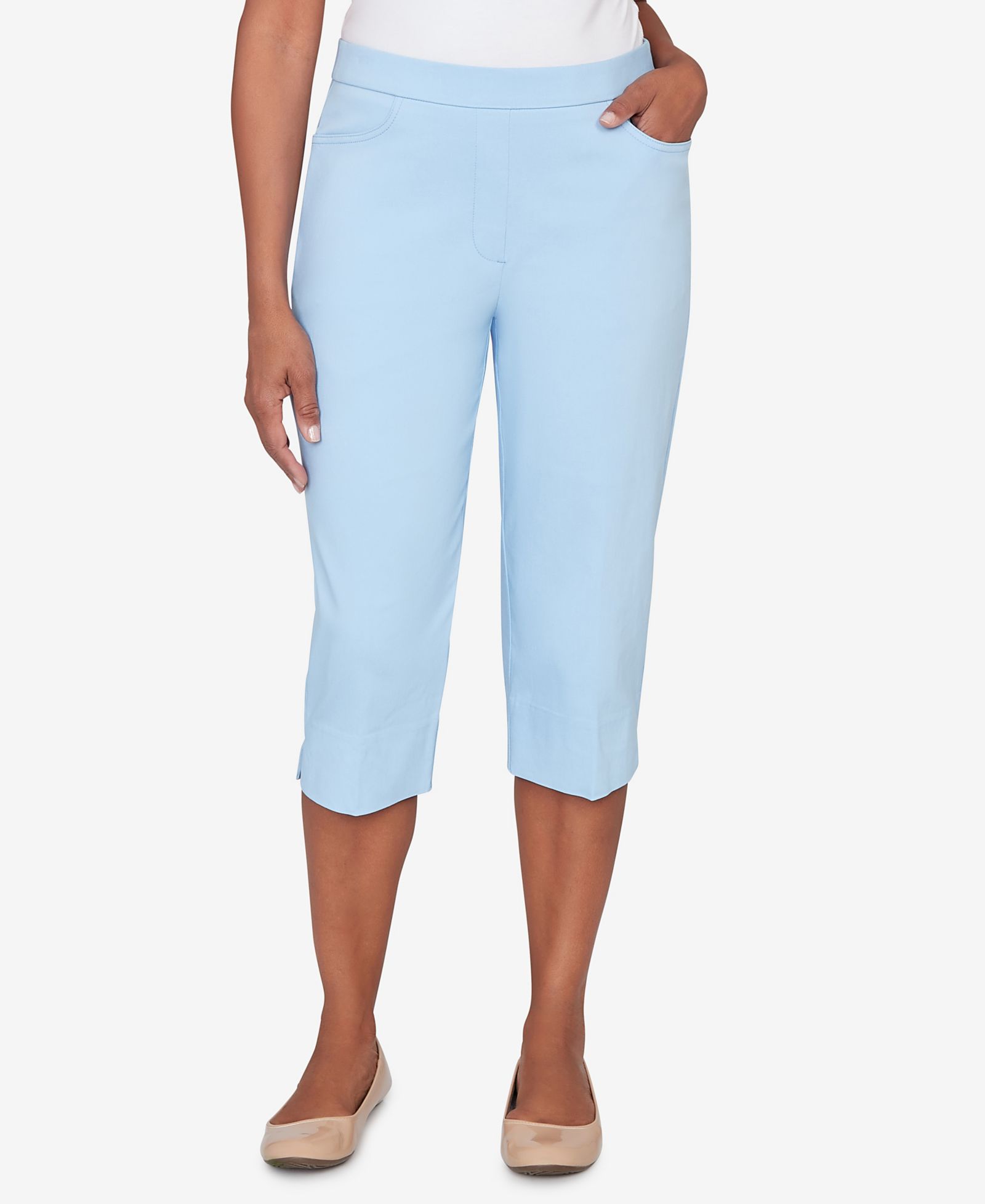 Женские брюки Alfred Dunner Classic Pastel Millenium Allure Clamdigger