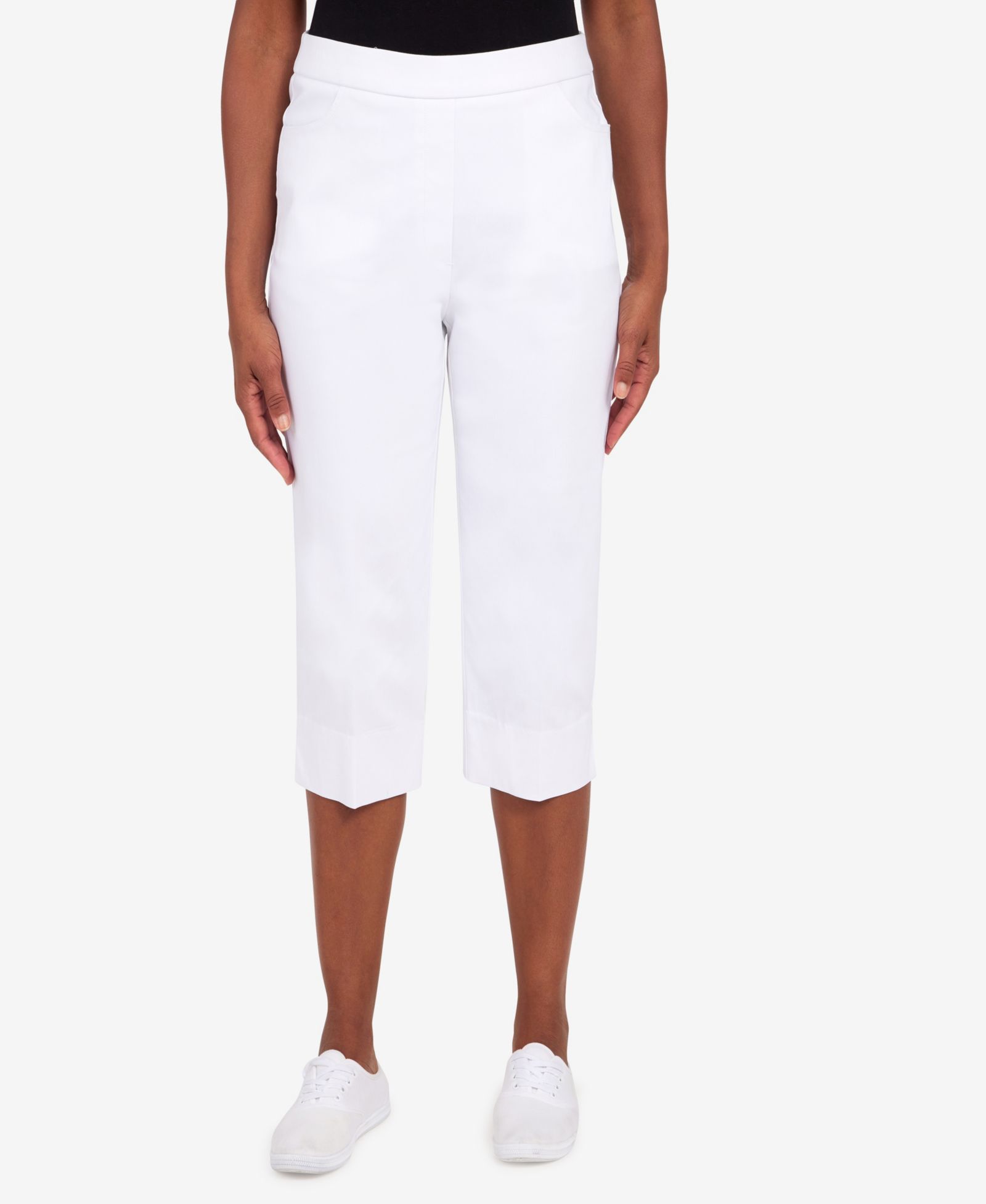 Alfred Dunner Women's Classic Allure Stretch Clamdigger Pants