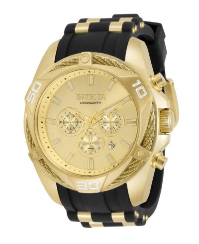 Invicta Мужские часы 34142 Bolt Quartz Chronograph Gold Dial