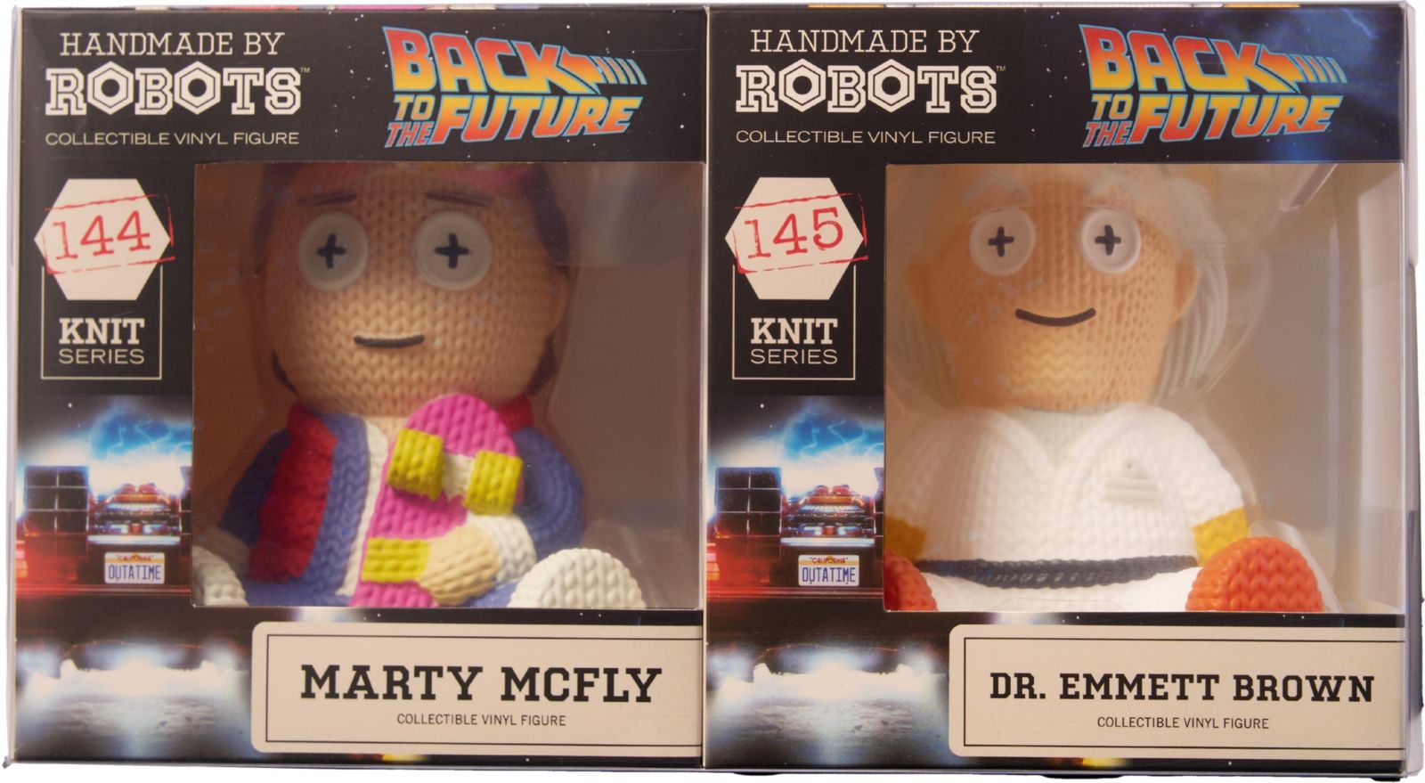 Handmade By Robots Back to the Future Marty & Doc 5.1" виниловая фигурка, 2 шт