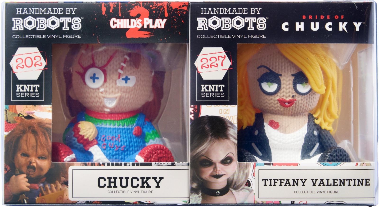 Набор фигурок Handmade by Robots Bride of Chucky - Chucky & Tiffany (2 шт.)