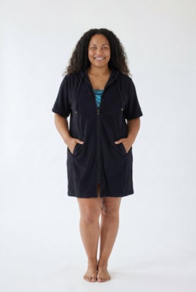 Swimsuits for All Women's Alana Terry Cover Up Hoodie