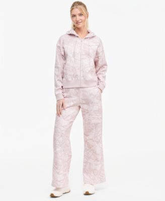 Женские широкие флисовые штаны Puma ESS Camo