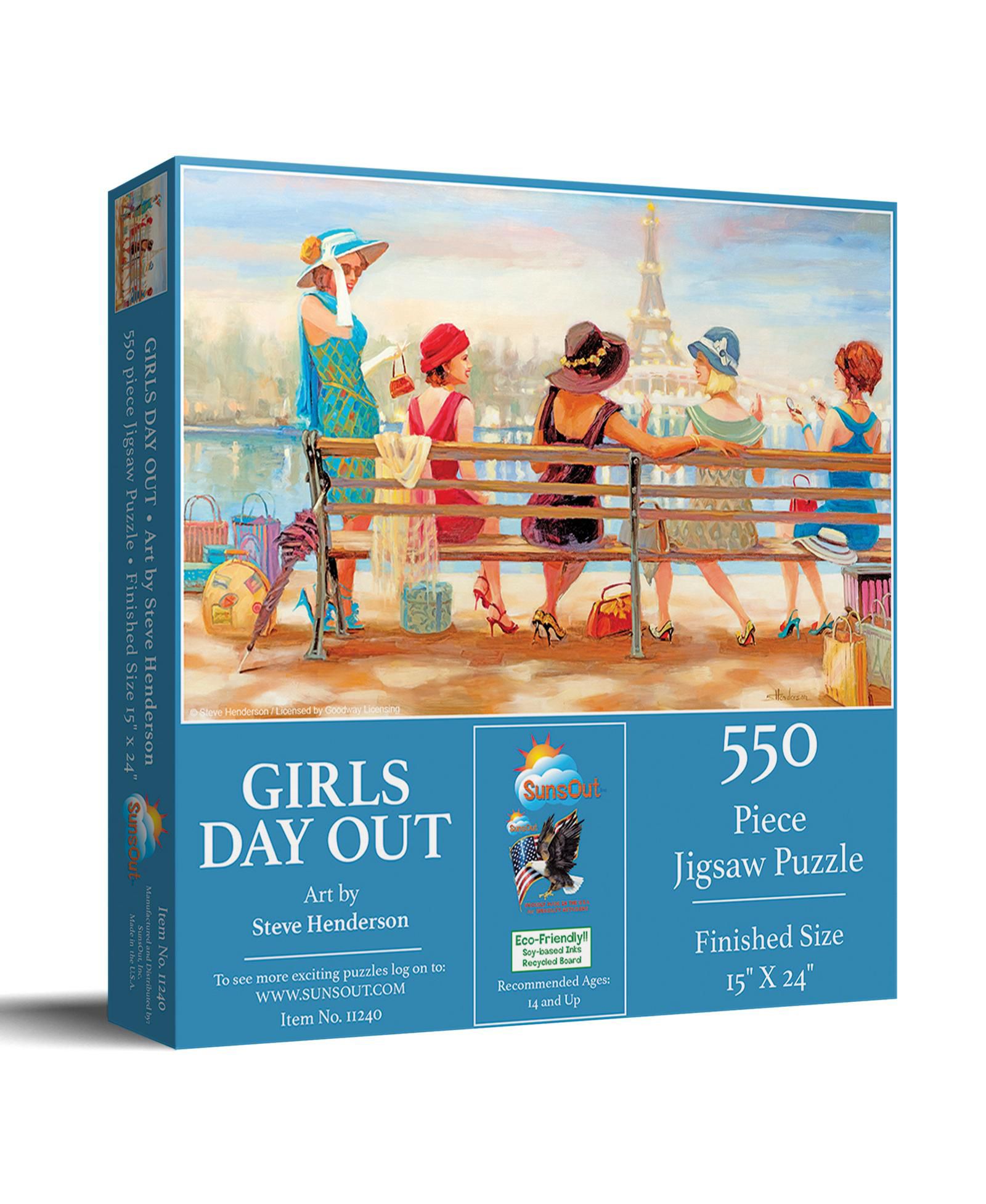 SunsOut пазл SunsOut Girls Day Out 550 piece