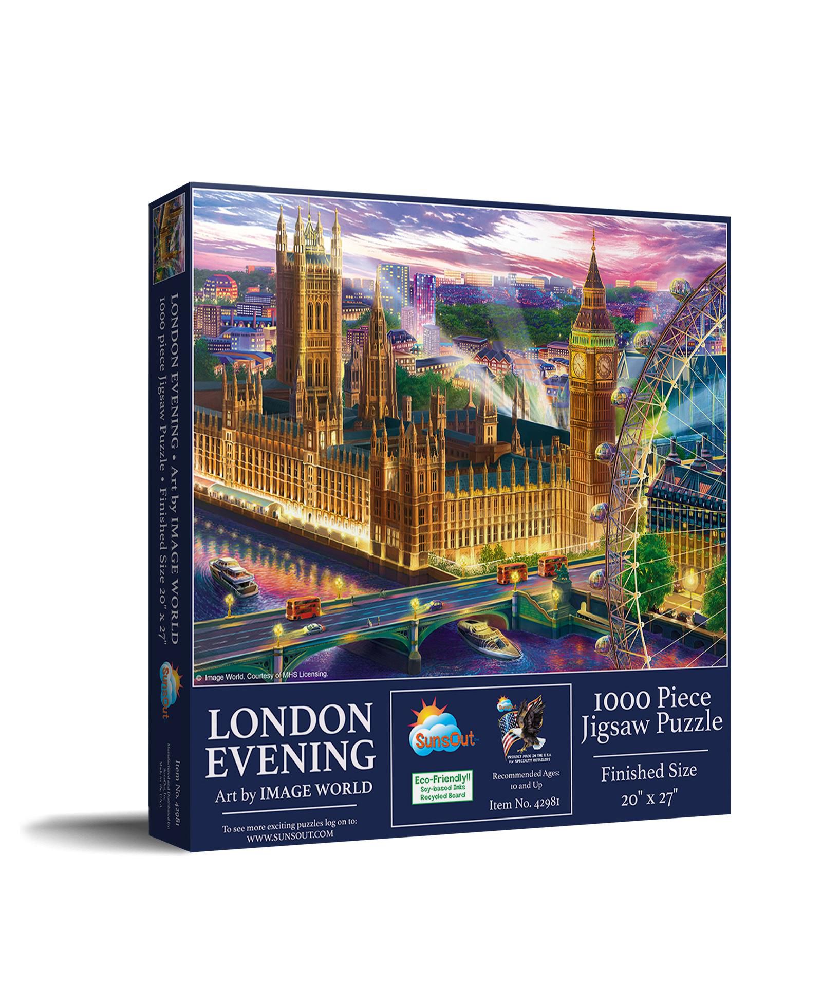 SunsOut London Evening пазл на 1000 деталей для взрослых