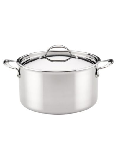 Anolon EverLast набор кастрюль Stainless Steel Tri-Ply Clad 8QT Stock and Saucepan