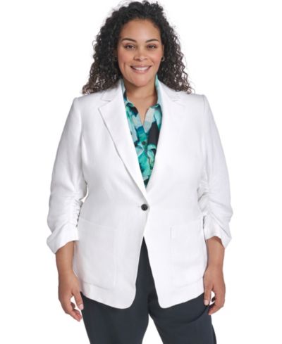 Пиджак Calvin Klein Plus Size с воротником-стойкой