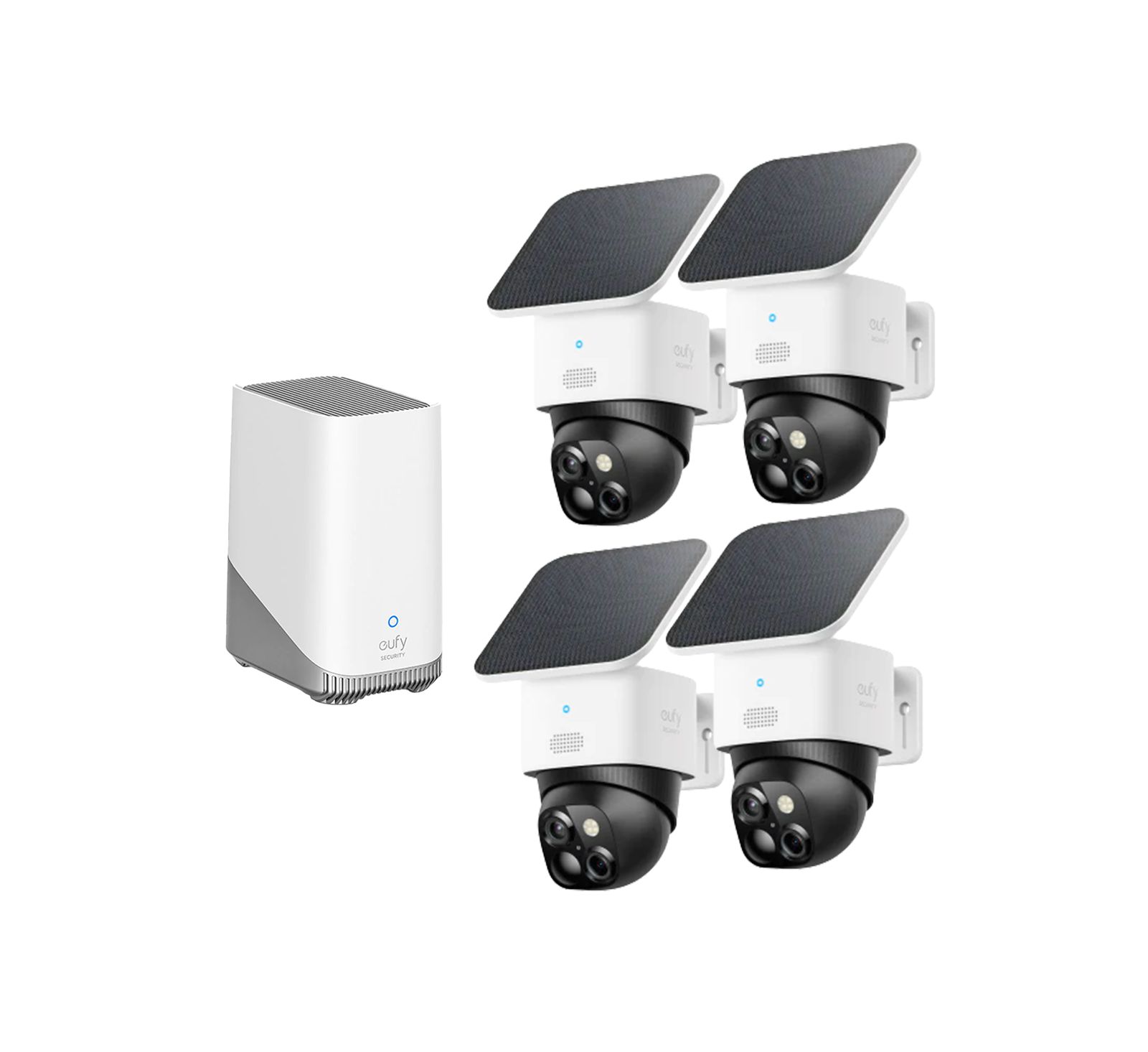 Комплект камер eufy Security SoloCam S340 4-Cam Kit (HomeBase S380)