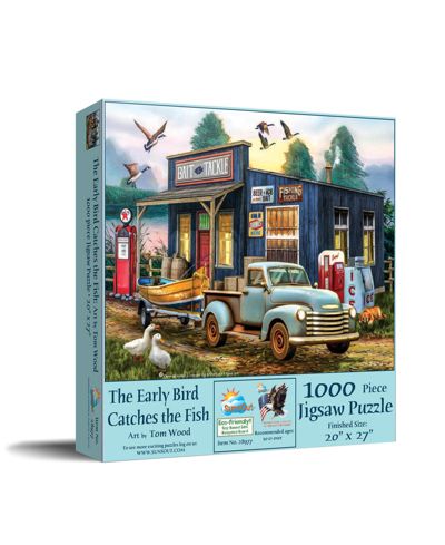 Настольная игра Sunsout The Early Bird Catches the Fish, 1000 деталей, от 15 лет
