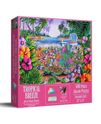 Sunsout Tropical Breeze 500-Piece Jigsaw Puzzle, Ages 15+
