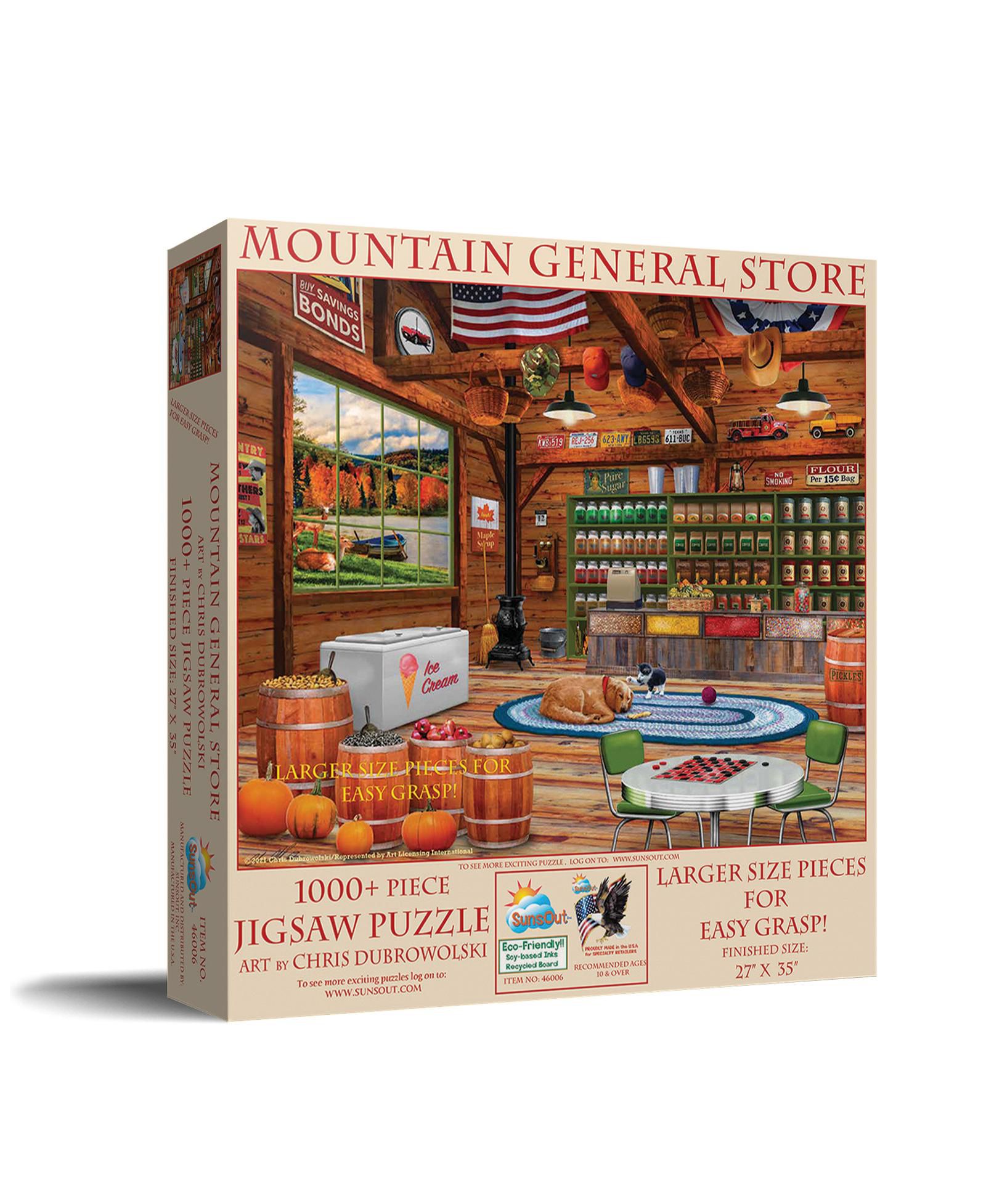 Пазл SunsOut Mountain General Store, 1000 деталей, для взрослых, крупные детали
