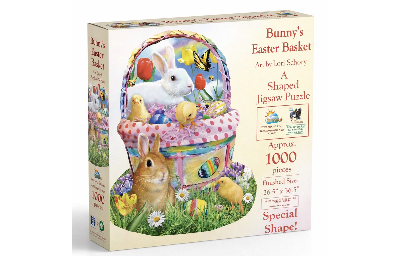 Пазл SunsOut Bunny's Easter Basket 1000 piece