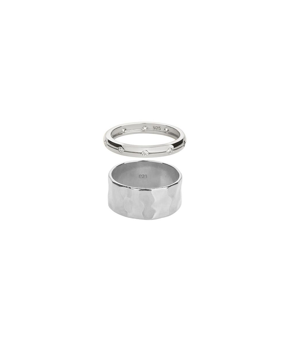 Кольцо Bearfruit Jewelry Plated Sterling Classic Duo Holiday Gift Guide