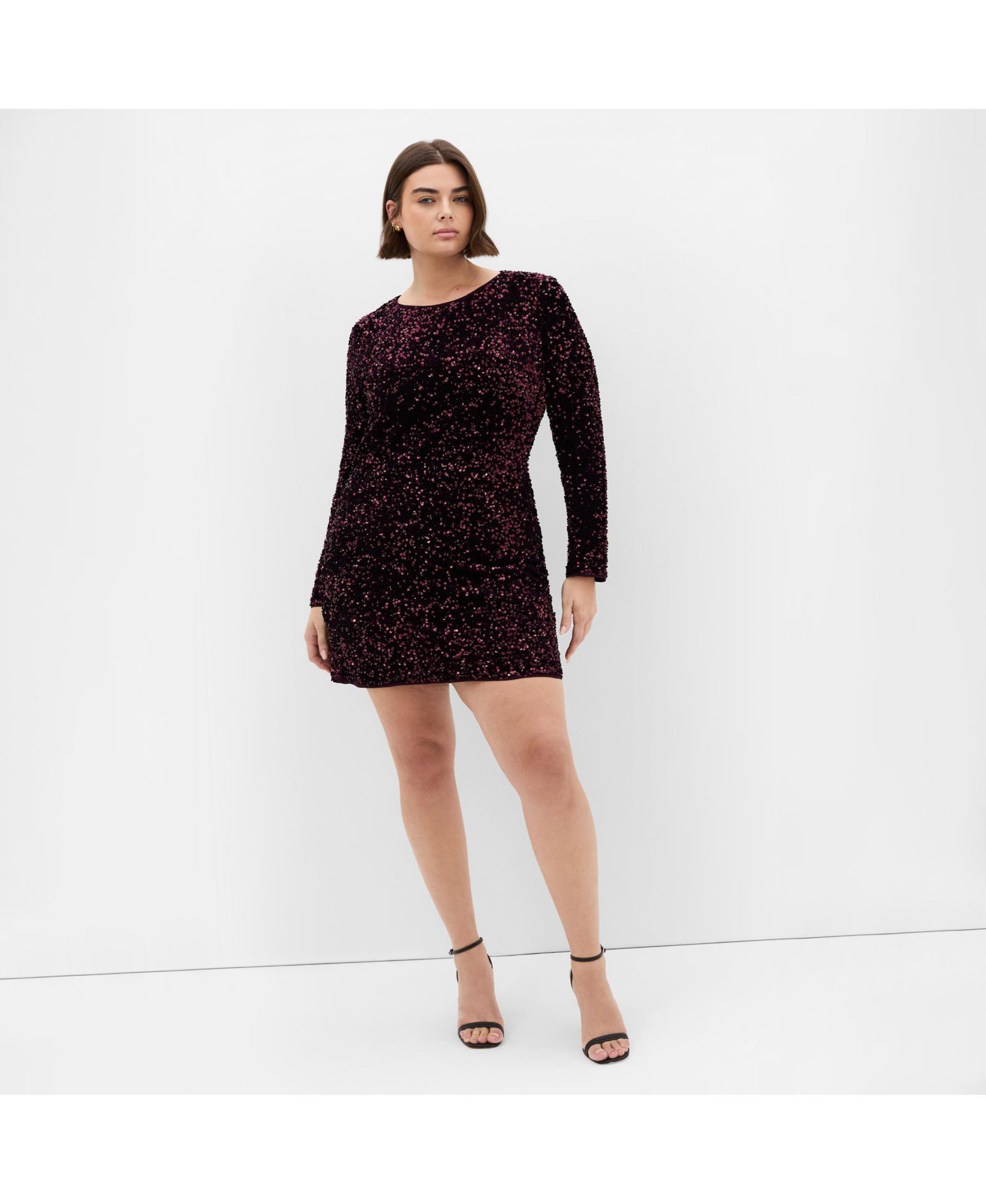 Платье CITY CHIC Plus Size Sequin Eclipse