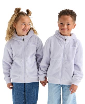 The North Face детский флисовый куртка с капюшоном и полной молнией Osito, двусторонняя, для мальчиков и девочек, размеры 2T-7
