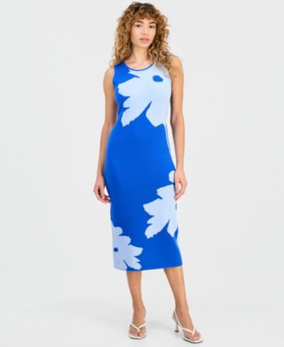 Женское трикотажное платье T Tahari Sleeveless Sweater Dress