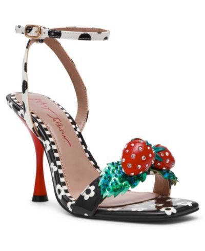 Betsey Johnson Women's Addison Strawberry Stiletto Dress Sandals