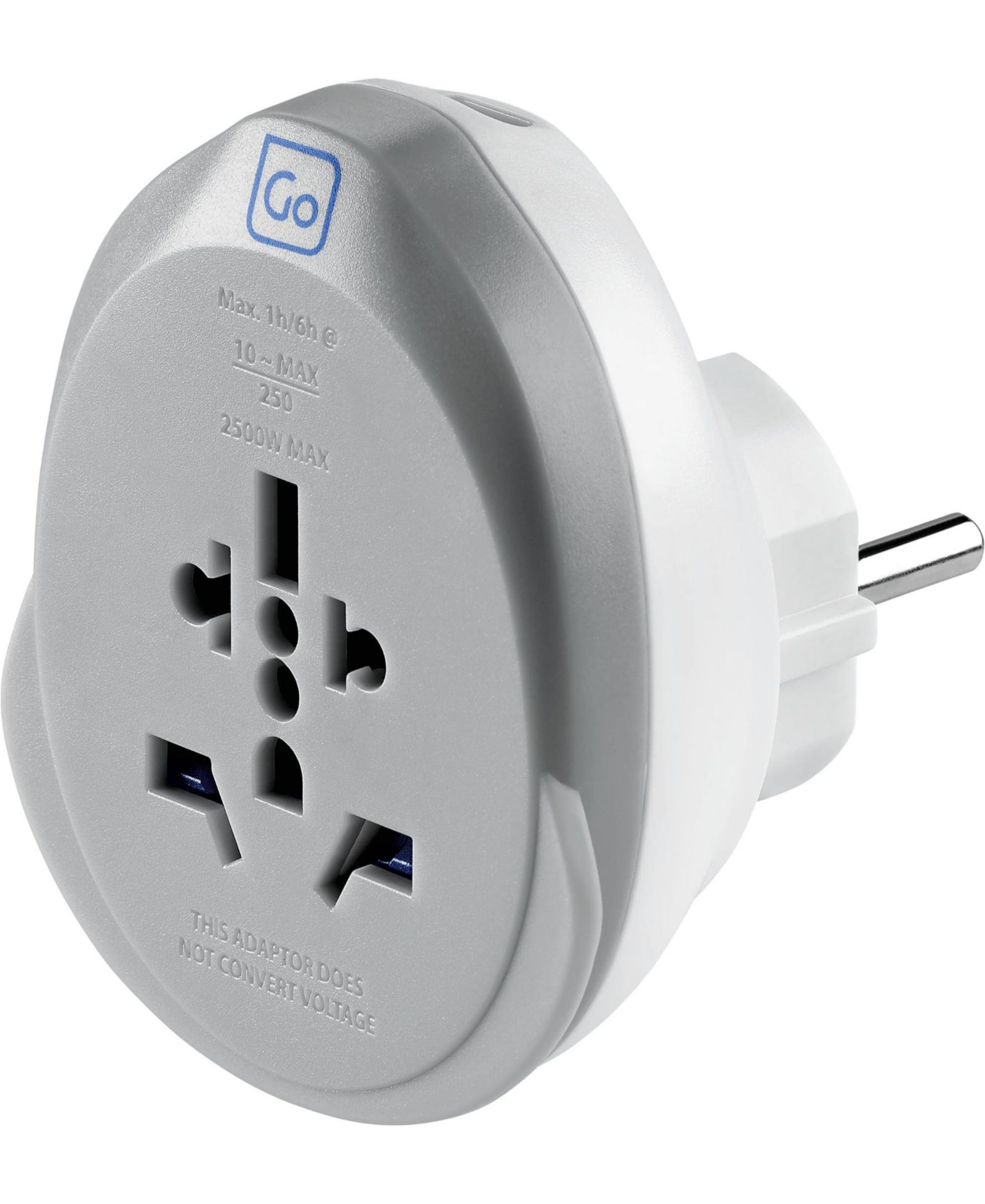 Go Travel мировой адаптер для путешествий USB-C 25W EU