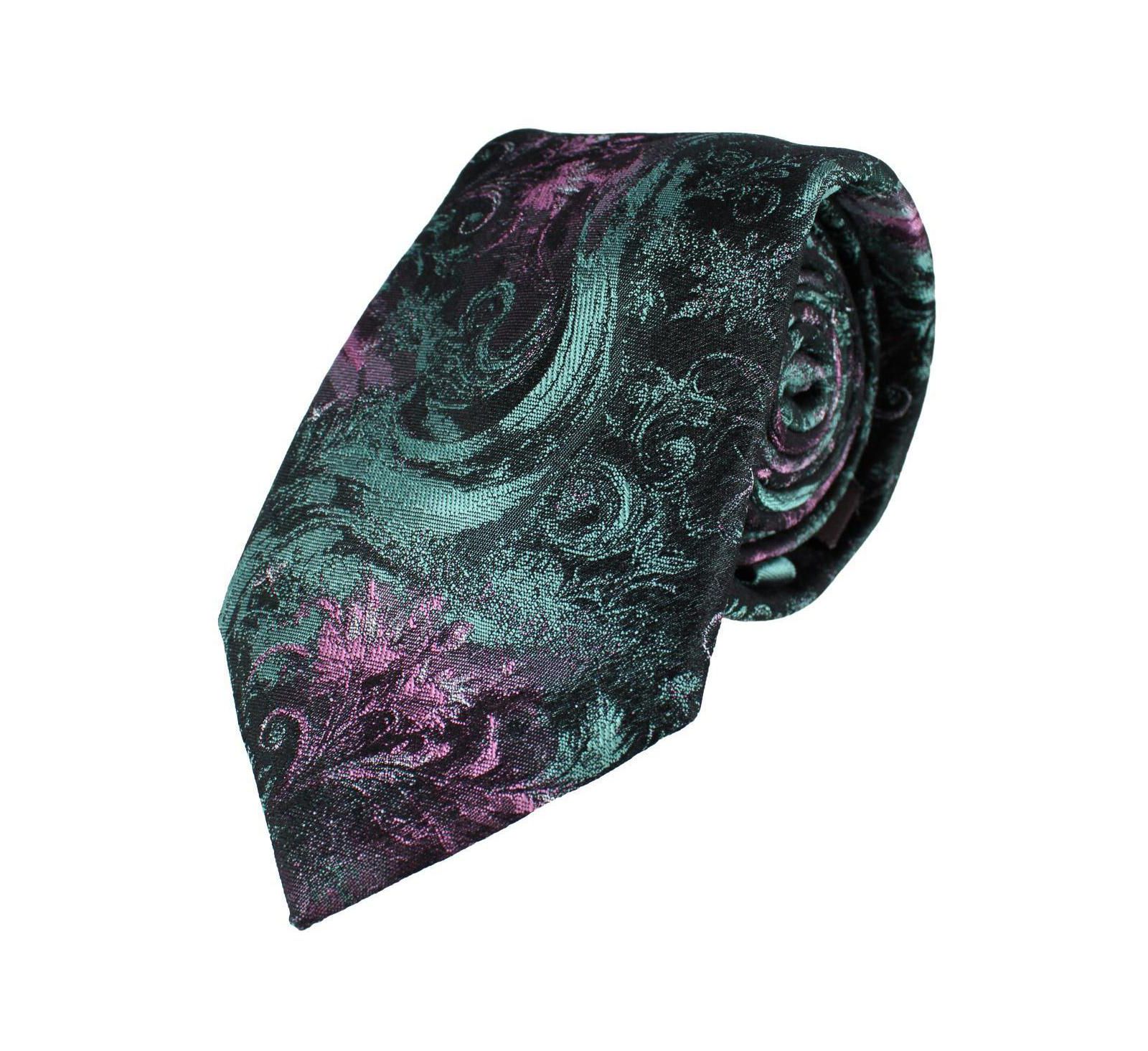 TRAFALGAR Big & Tall Arcane Storm Silk Novelty Neck Tie