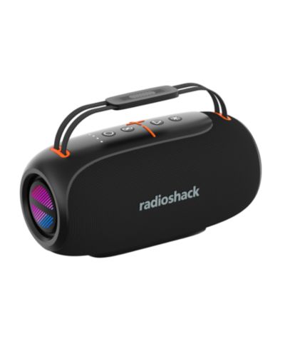 Портативная беспроводная Bluetooth колонка RadioShack 80W IPX5 Splashproof Black & Orange с TWS