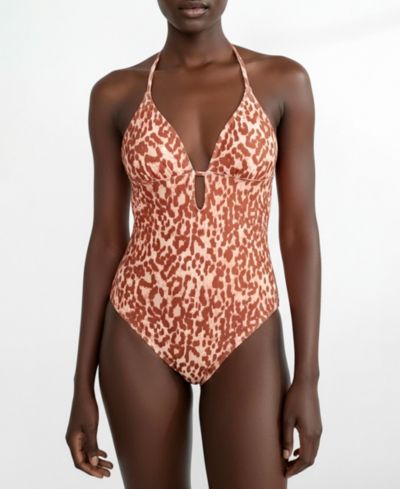 Jessie Zhao New York Women's Savanna Reversible One Piece Swimsuit